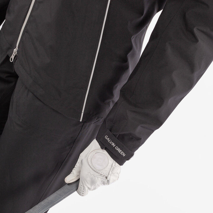 Anya is a Waterproof golf jacket for Women in the color Black(4)