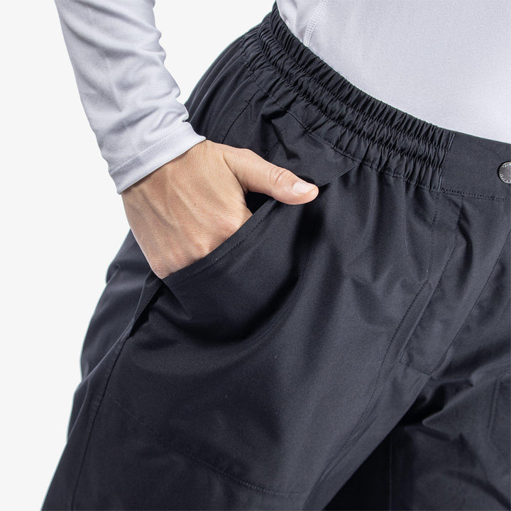 Anna is a Waterproof golf pants for Women in the color Black(3)