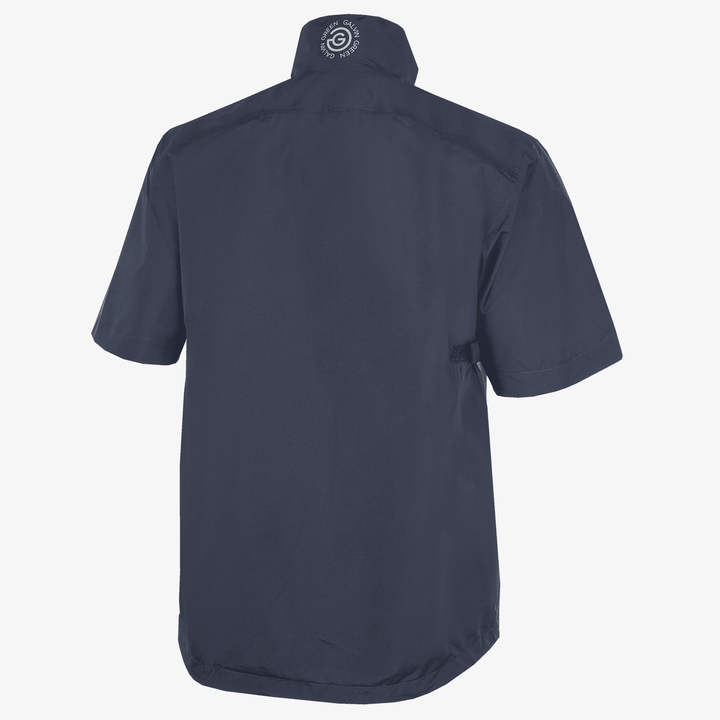 Axl is a Waterproof short sleeve golf jacket for Men in the color Blue/Navy/White(6)