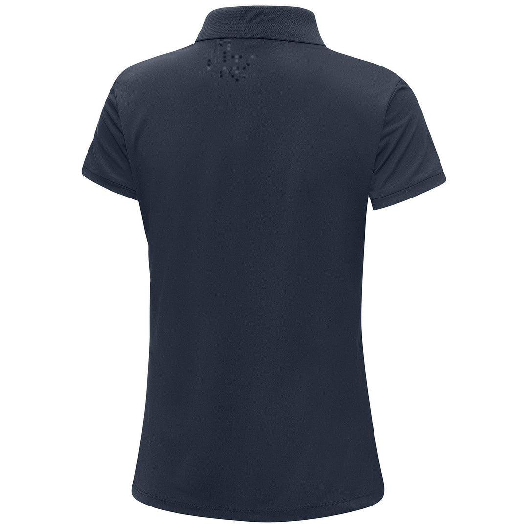 Mireya is a Breathable short sleeve golf shirt for Women in the color Navy(5)