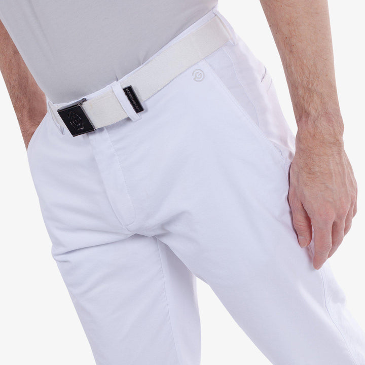 Noah is a Breathable golf pants for Men in the color White(3)