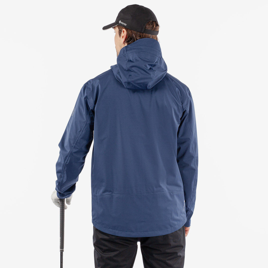 Amos is a Waterproof golf jacket for Men in the color Blue(7)