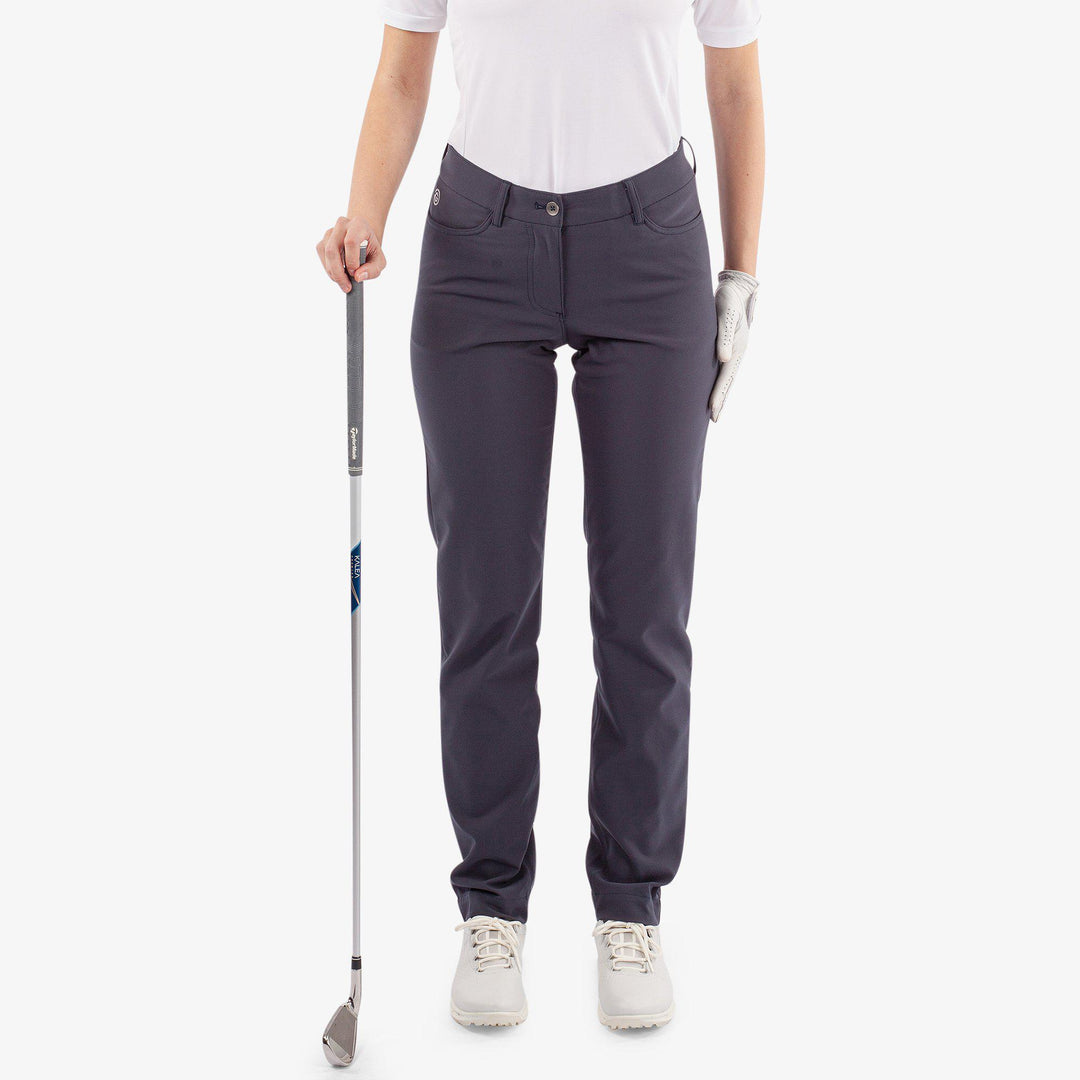 Nellie is a Breathable golf pants for Women in the color Navy(1)