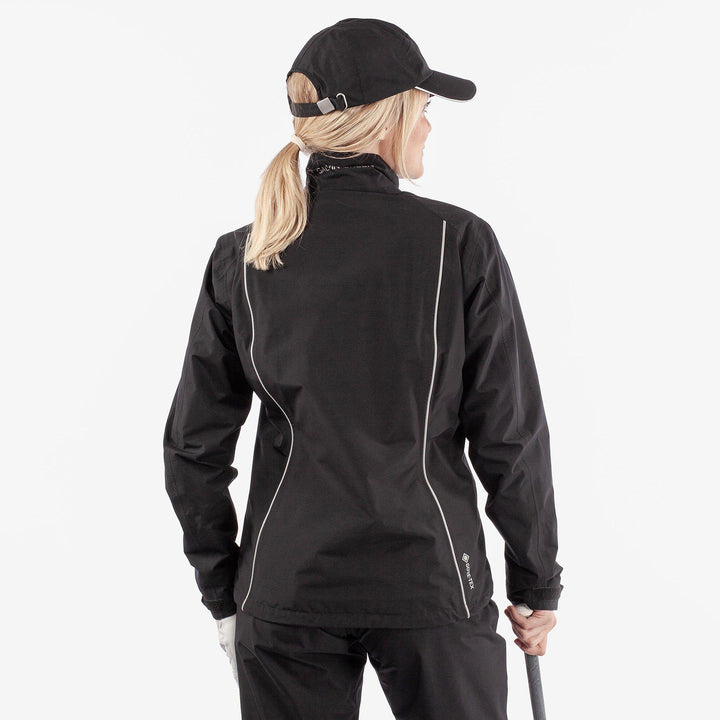 Anya is a Waterproof golf jacket for Women in the color Black(5)