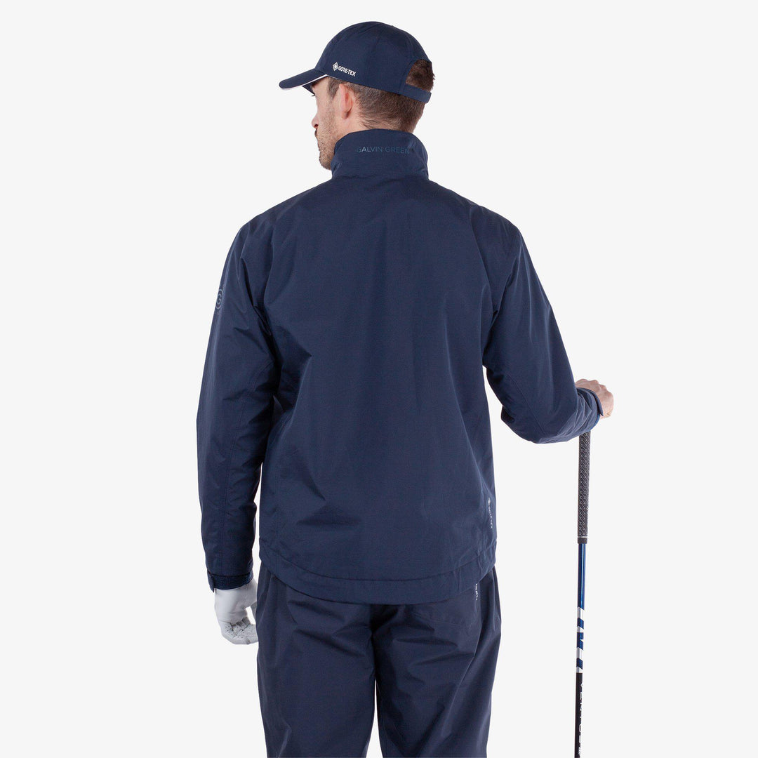 Arlie is a Waterproof golf jacket for Men in the color Navy(8)
