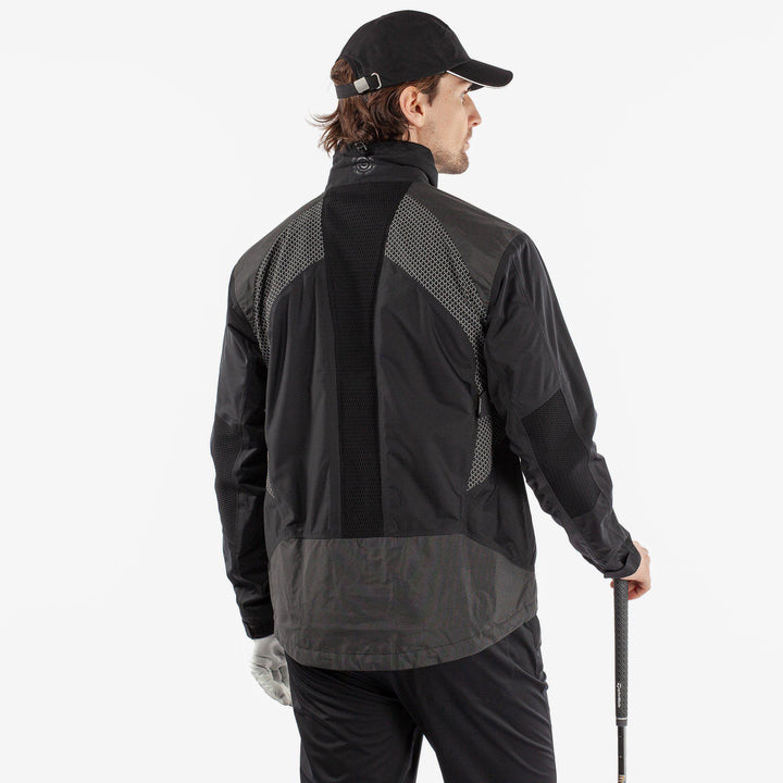 Action is a Waterproof golf jacket for Men in the color Black(6)