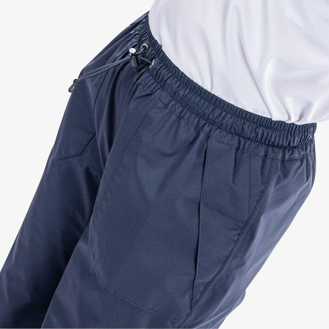 Ross is a Waterproof golf pants for Juniors in the color Navy(3)