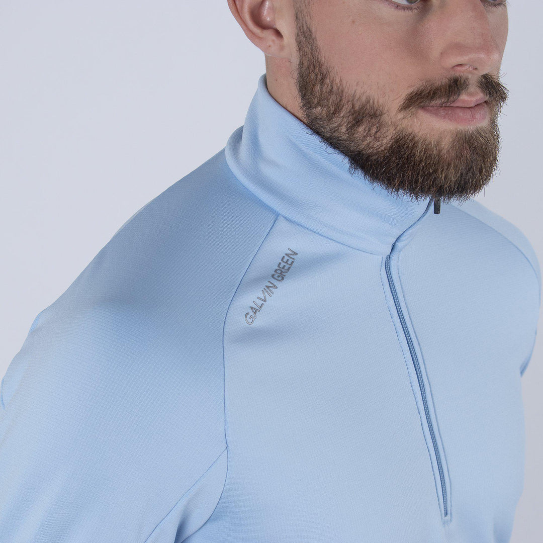 Drake is a Insulating golf mid layer for Men in the color Blue Bell(3)