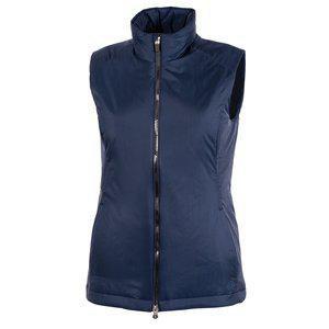 Lizl is a Windproof and water repellent golf vest for Women in the color Navy(0)