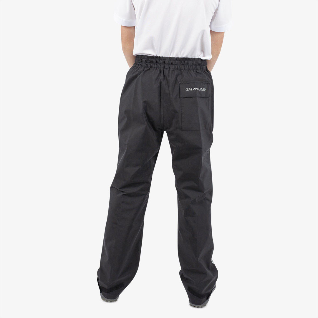 Ross is a Waterproof golf pants for Juniors in the color Black(4)