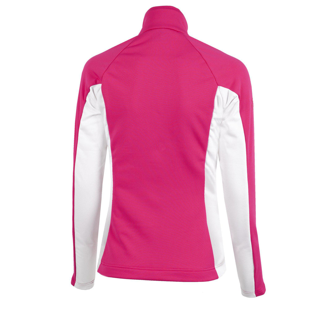 Davina is a Insulating golf mid layer for Women in the color Sugar Coral(2)
