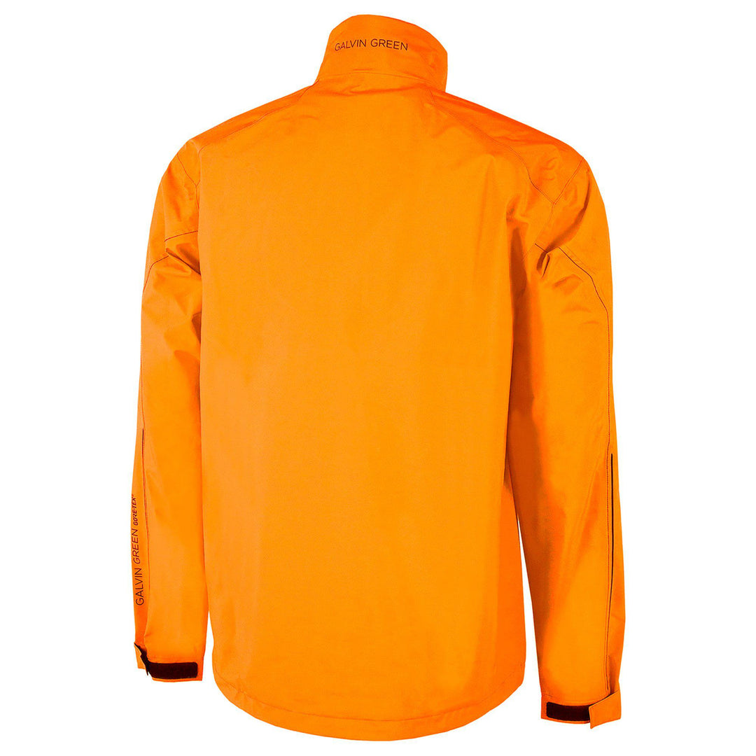 Alec is a Waterproof golf jacket for Men in the color Orange(1)