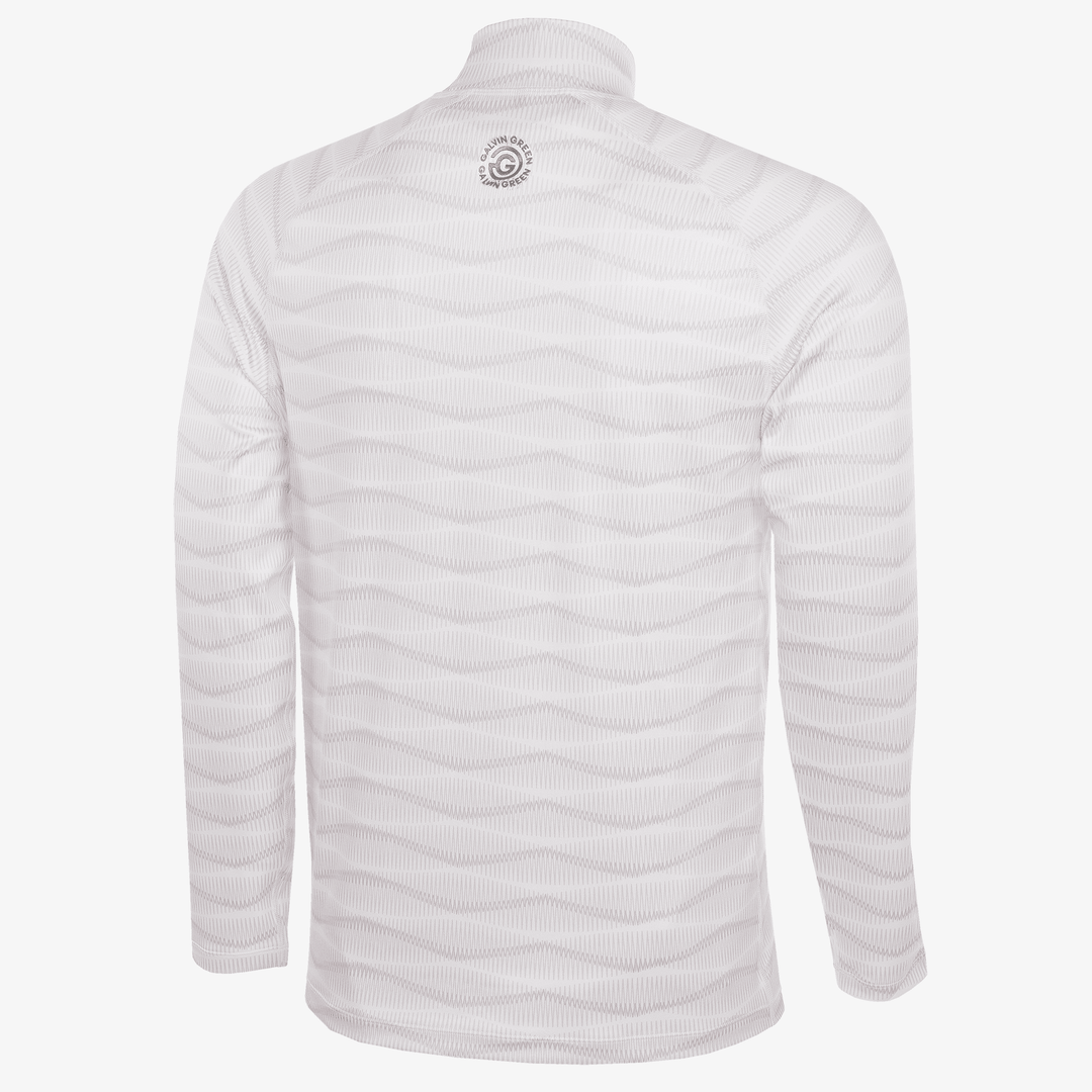 Emilio is a Thermal base layer golf top for Men in the color White/Cool Grey(7)