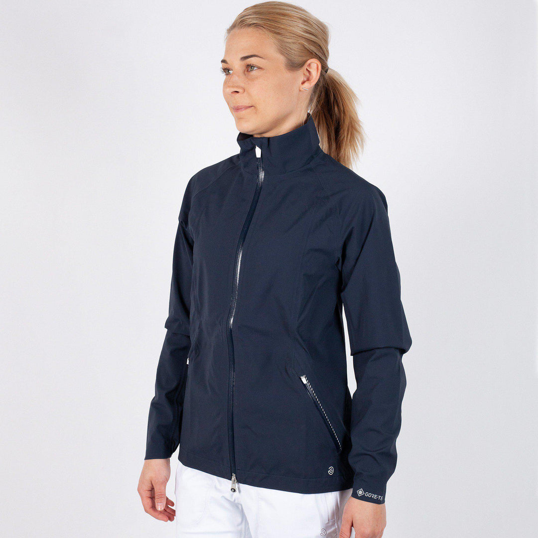 Adele is a Waterproof golf jacket for Women in the color Navy(1)