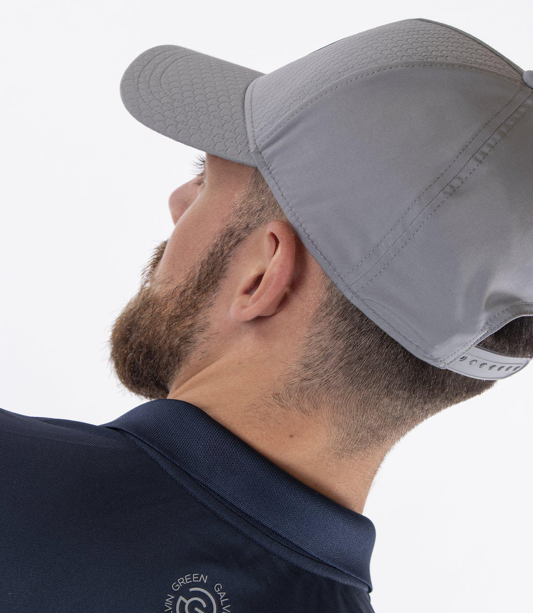 Simon is a Golf Cap in the color Sharkskin(2)