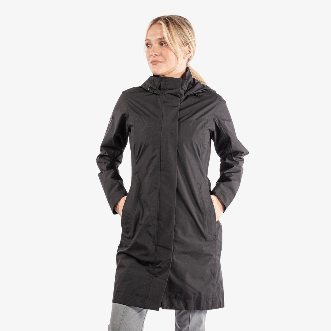 Holly is a Waterproof golf jacket for Women in the color Black(1)