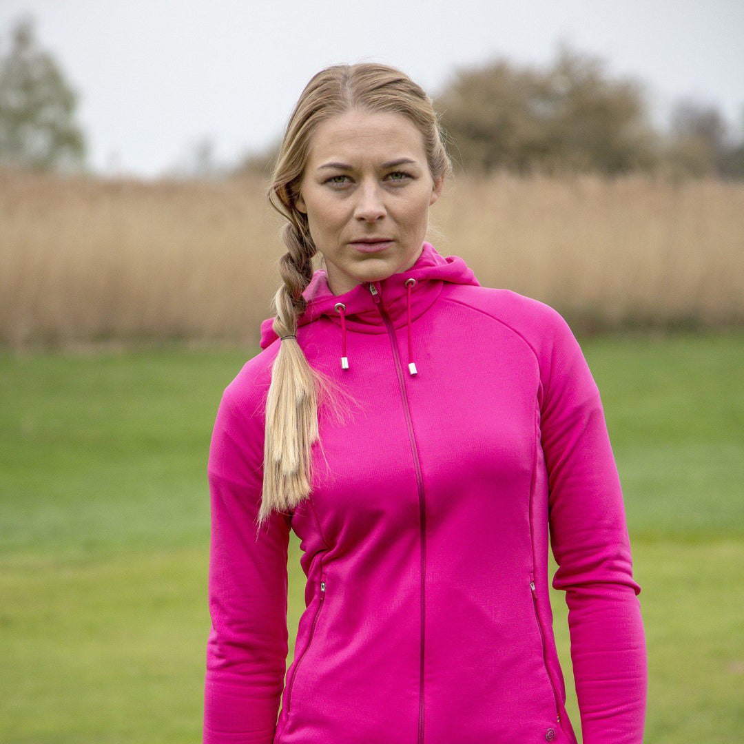 Diane is a Insulating golf sweatshirt for Women in the color Sugar Coral(3)