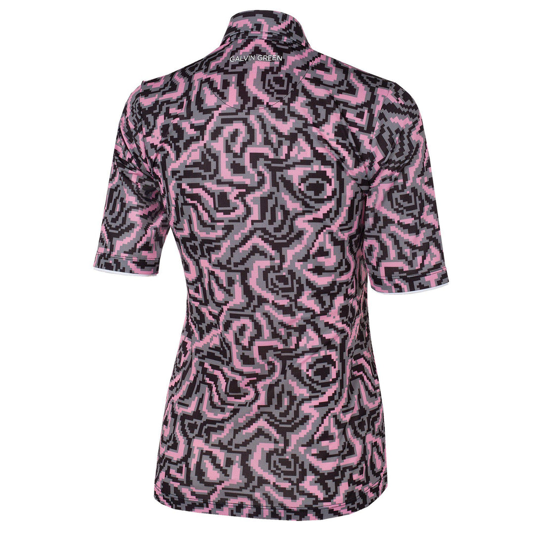 Marissa is a Breathable short sleeve golf shirt for Women in the color Fantastic Pink(6)