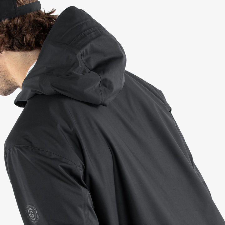 Amos is a Waterproof golf jacket for Men in the color Black(7)