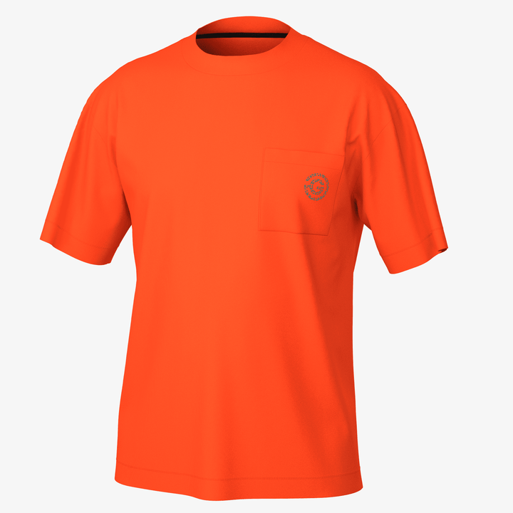 Mason  is a Breathable short sleeve shirt for Men in the color Orange(0)