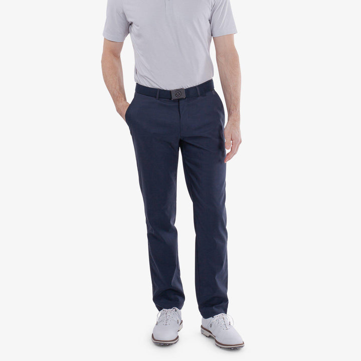 Noah is a Breathable golf pants for Men in the color Navy(1)