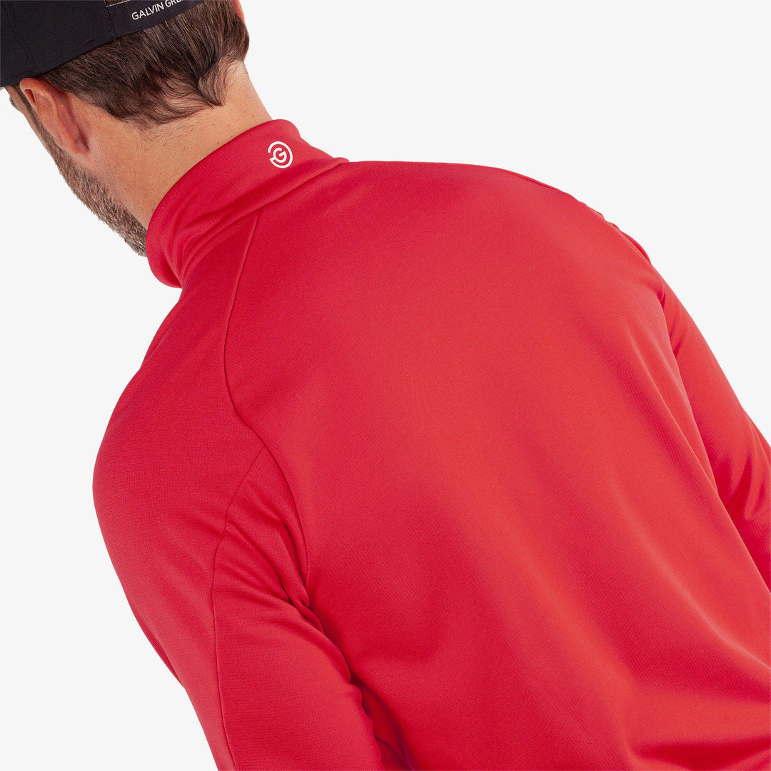 Drake is a Insulating golf mid layer for Men in the color Red(6)