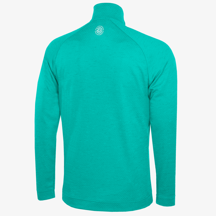 Dion is a Insulating golf mid layer for Men in the color Atlantis Green Melange(7)