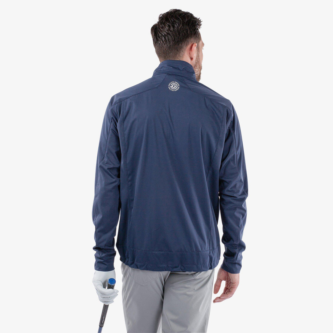 Lyndon is a Windproof and water repellent golf jacket for Men in the color Navy(6)