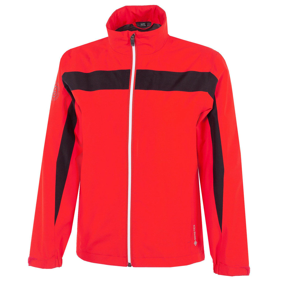 Robert is a Waterproof golf jacket for Juniors in the color Red(0)