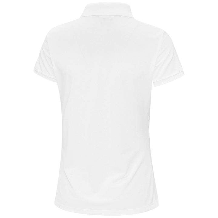 Mireya is a Breathable short sleeve golf shirt for Women in the color White(5)