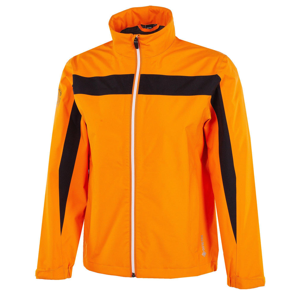 Robert is a Waterproof golf jacket for Juniors in the color Orange(0)