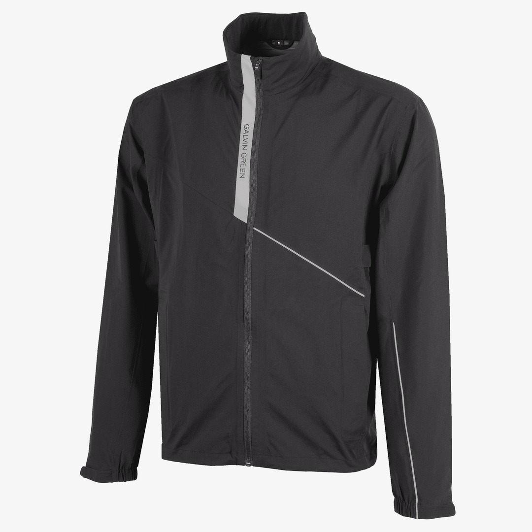 Apollo  is a Waterproof golf jacket for Men in the color Black/Sharkskin(0)