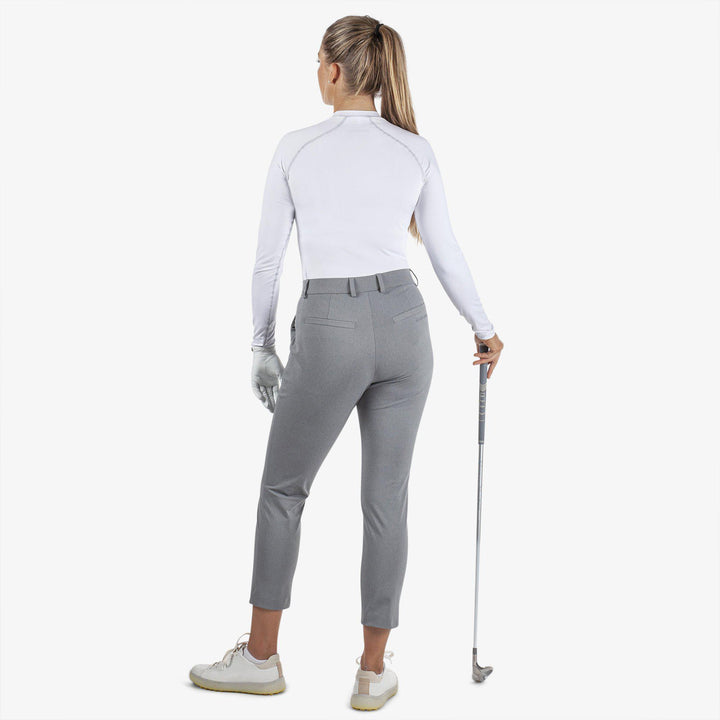 Ella is a UV protection golf top for Women in the color White(3)