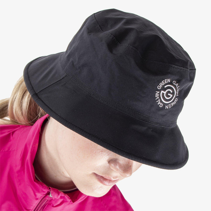 Astro is a Waterproof golf hat in the color Black(5)