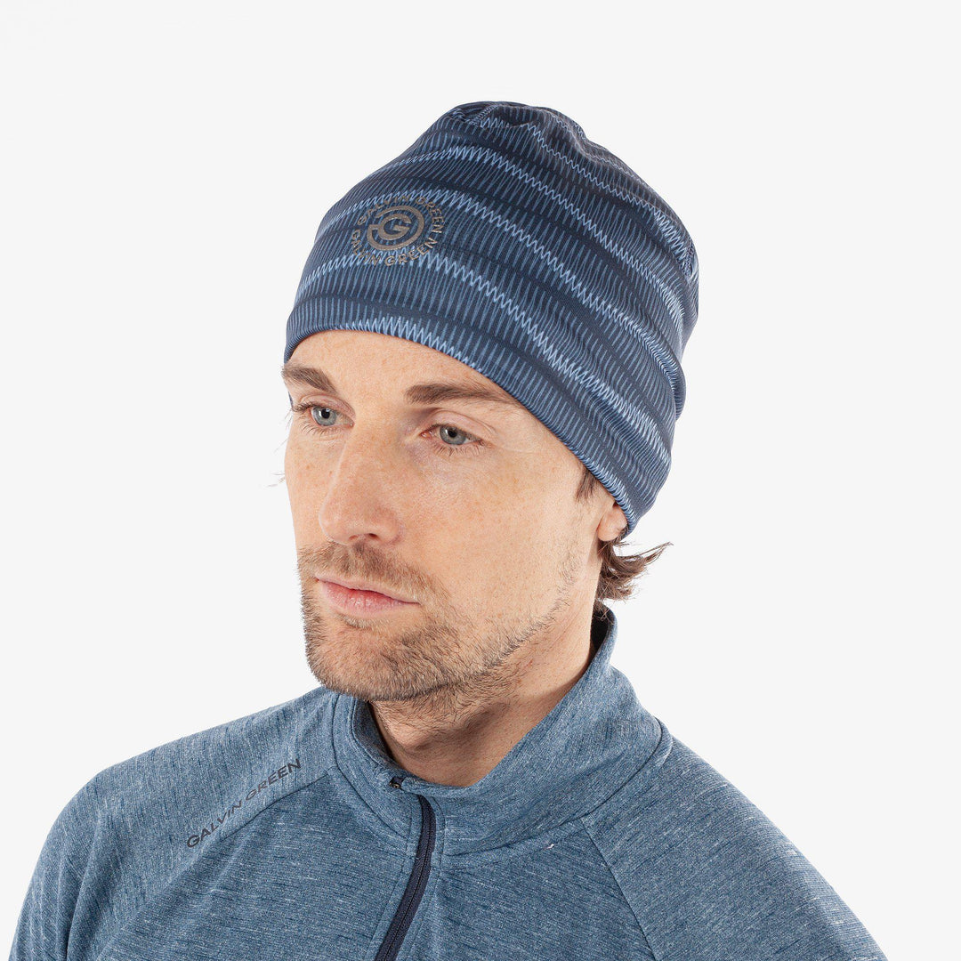 Diego is a Insulating golf hat in the color Navy/Blue(2)