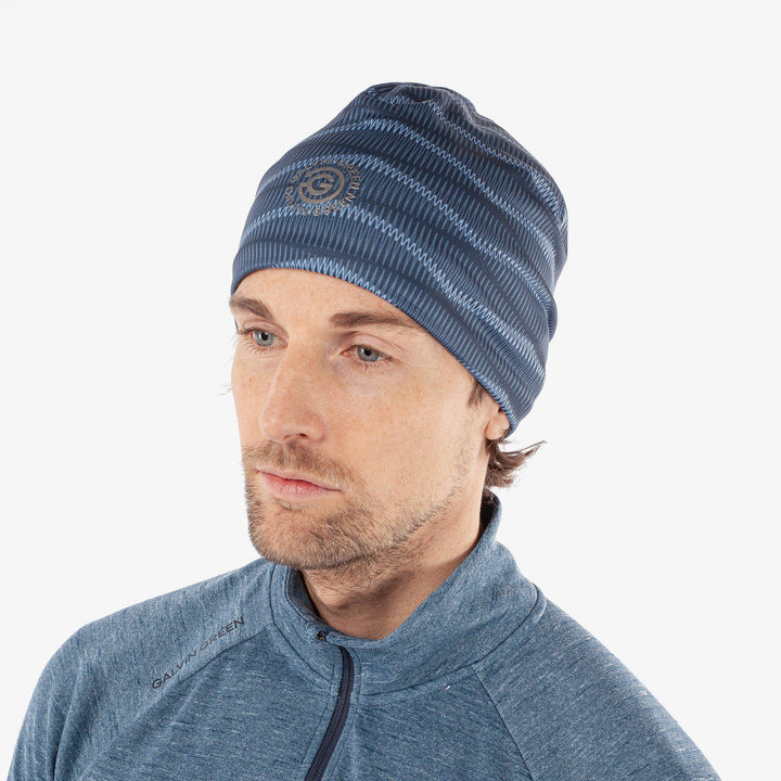 Diego is a Insulating golf hat in the color Navy/Blue(2)