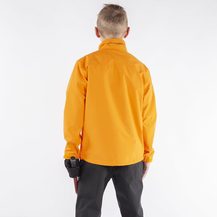 Robert is a Waterproof golf jacket for Juniors in the color Orange(4)