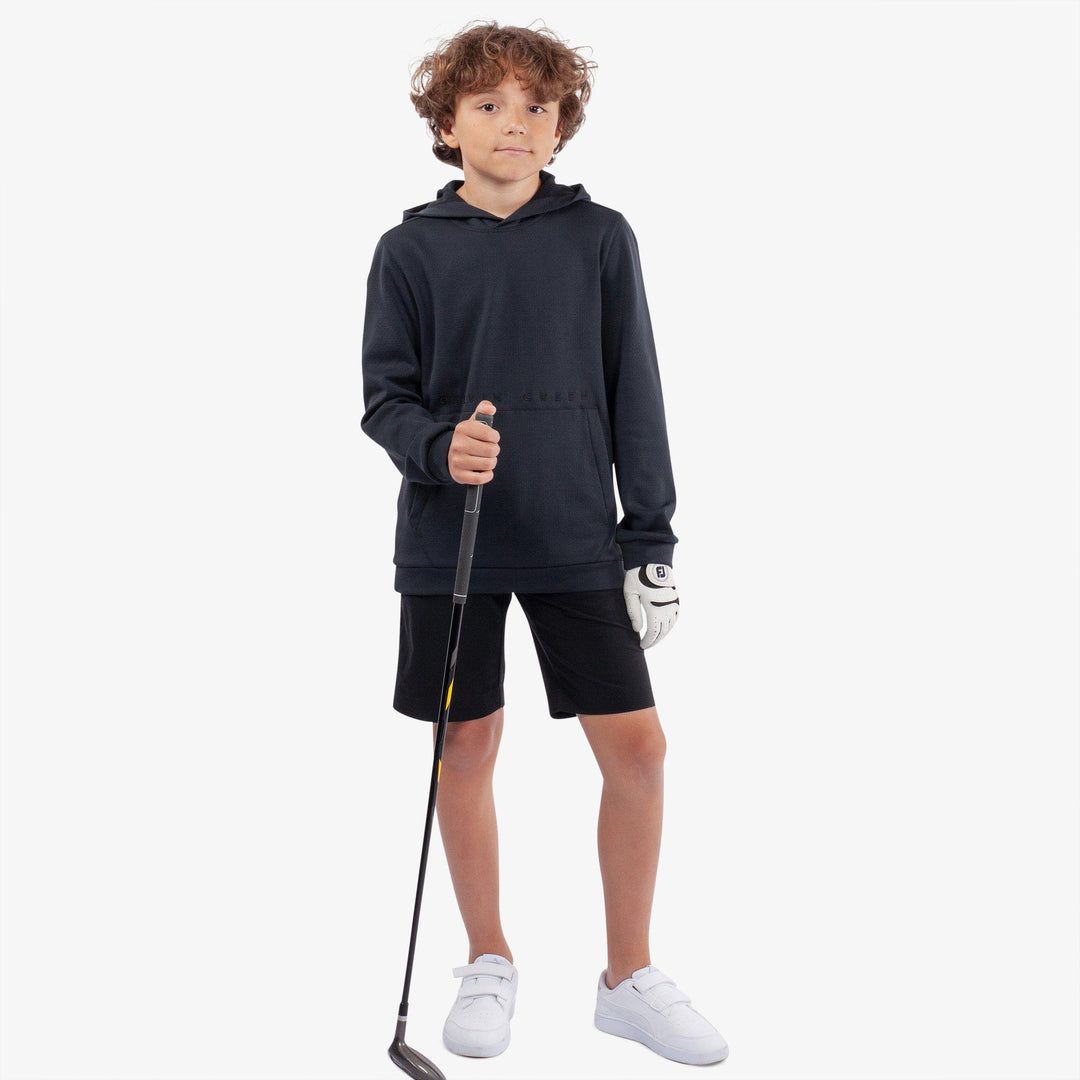 Rico is a Insulating golf sweatshirt for Juniors in the color Black(2)