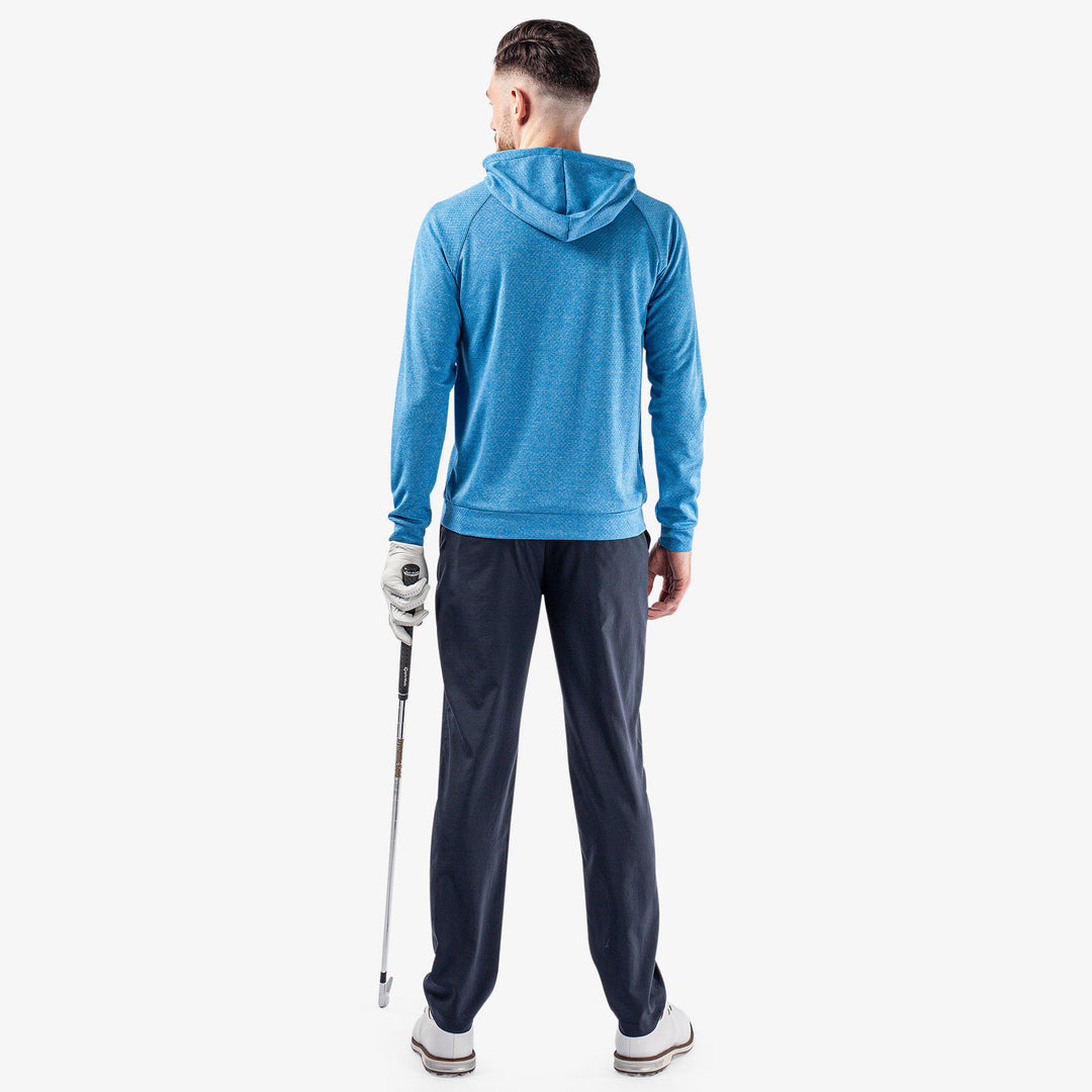 Desmond is a Insulating golf sweatshirt for Men in the color Blue Melange (8)