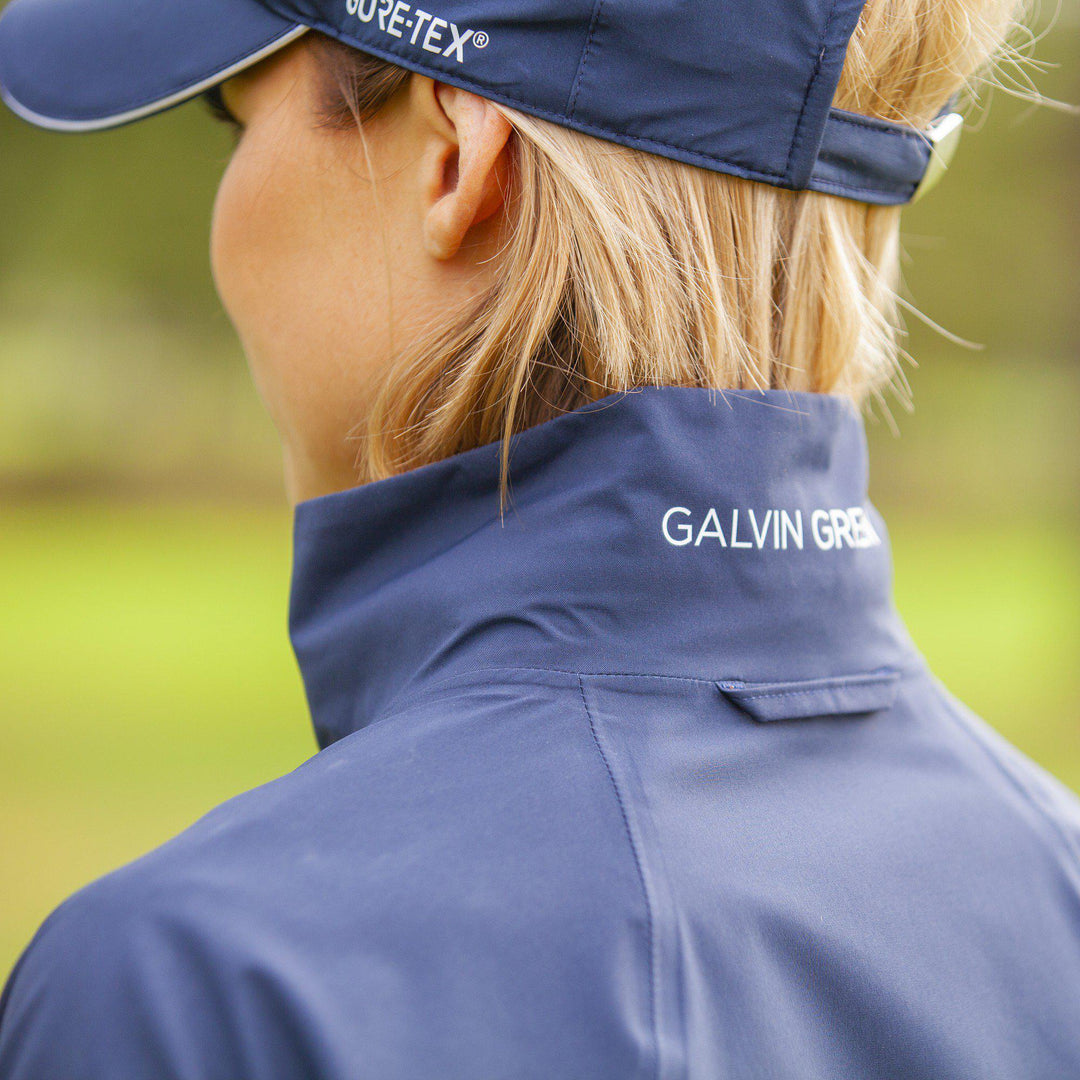 Adele is a Waterproof golf jacket for Women in the color Navy(4)