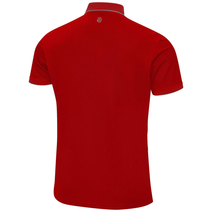 Rod is a Breathable short sleeve golf shirt for Juniors in the color Red(5)