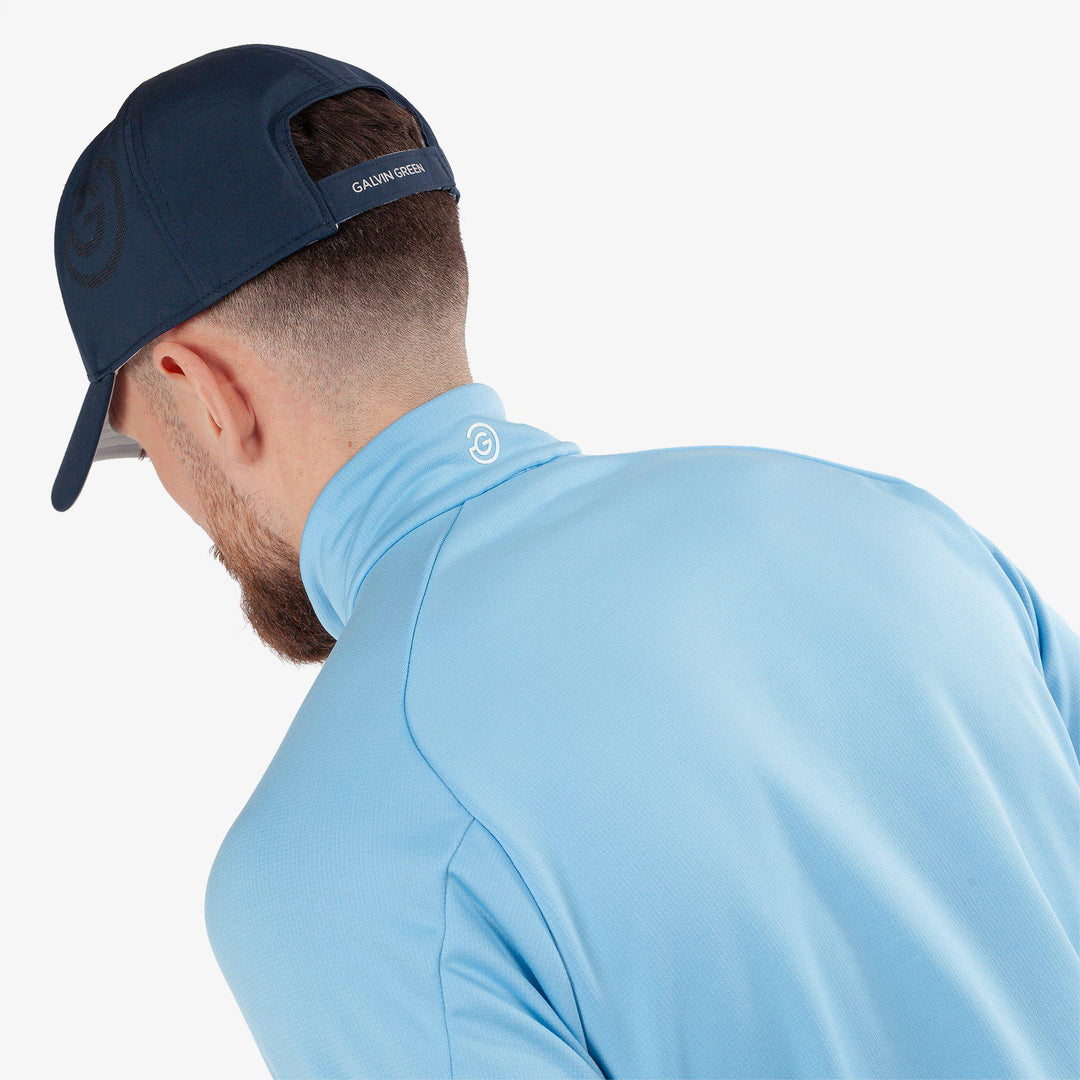 Drake is a Insulating golf mid layer for Men in the color Alaskan Blue(4)