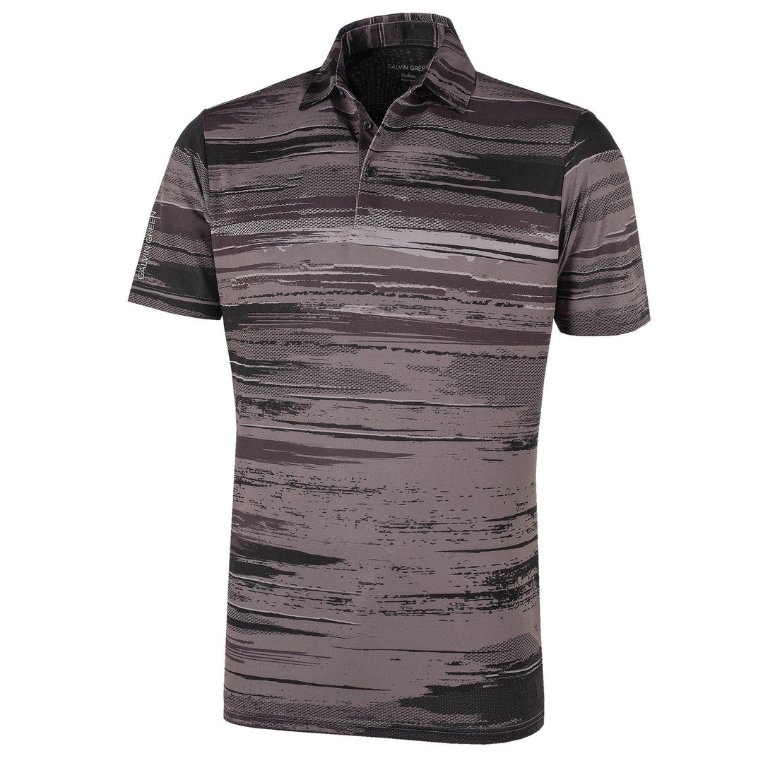 Mathew is a Breathable short sleeve golf shirt for Men in the color Black(0)