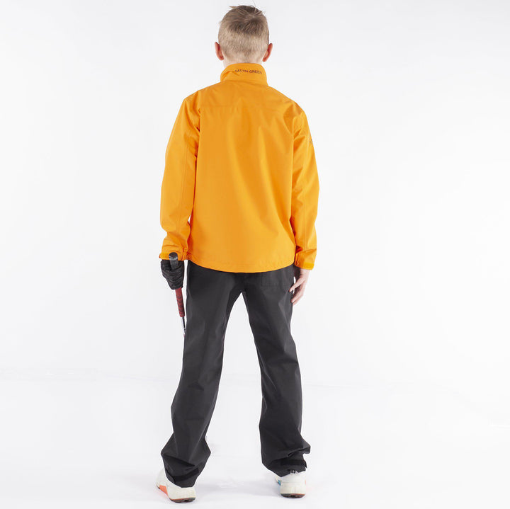 Robert is a Waterproof golf jacket for Juniors in the color Orange(6)