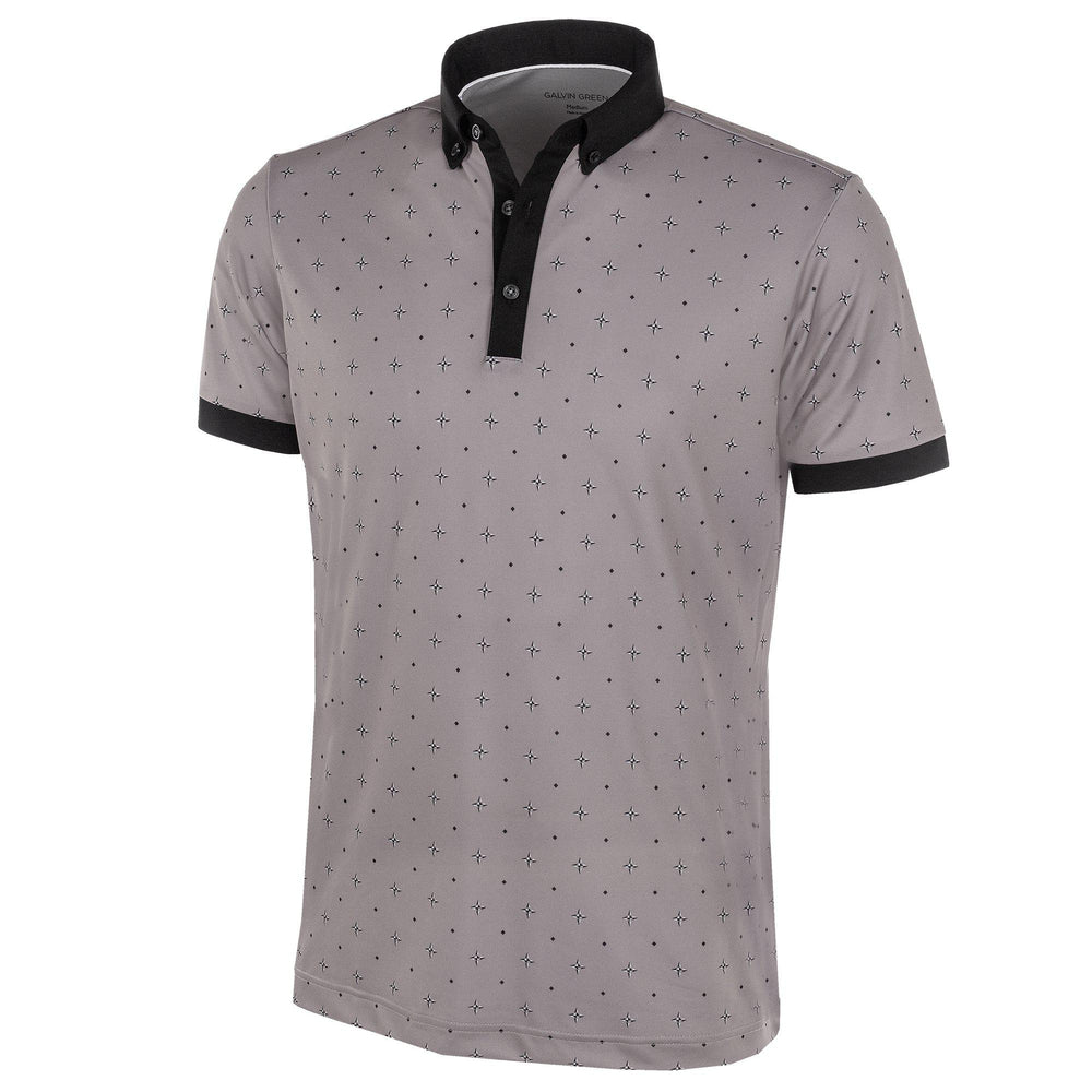 Marlow is a Breathable short sleeve shirt for Men in the color Sharkskin(0)