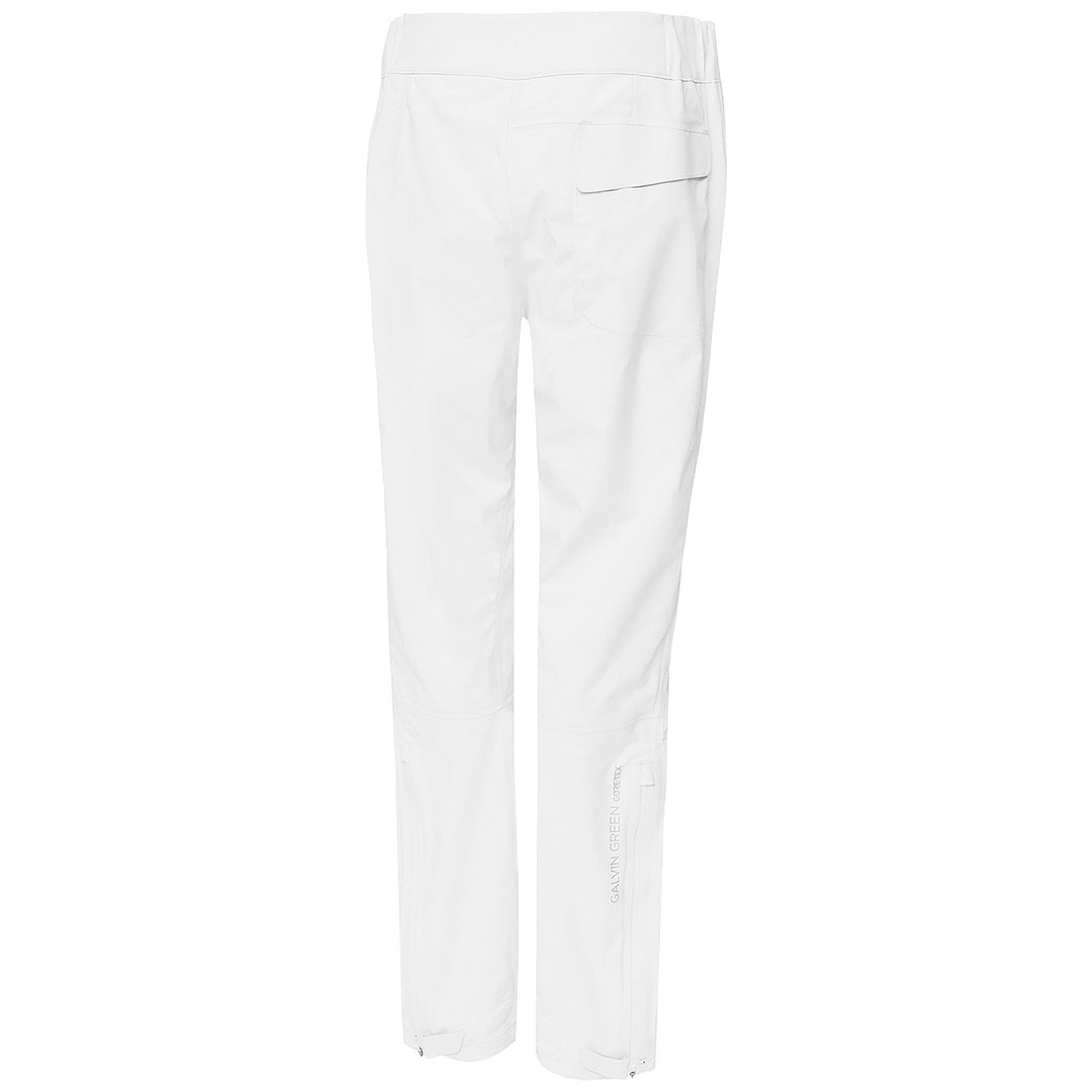 Alexandra is a Waterproof golf pants for Women in the color White(2)