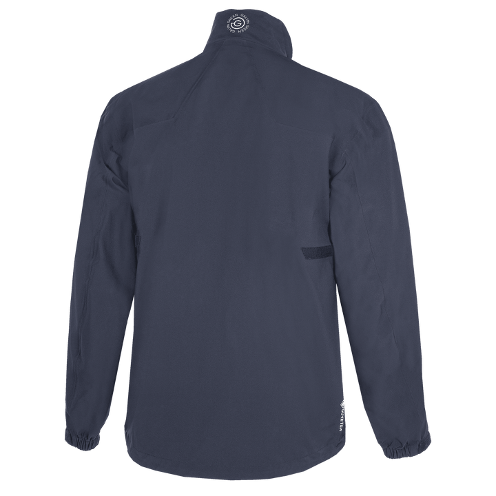 Armstrong is a Waterproof golf jacket for Men in the color Navy/White/Orange (10)