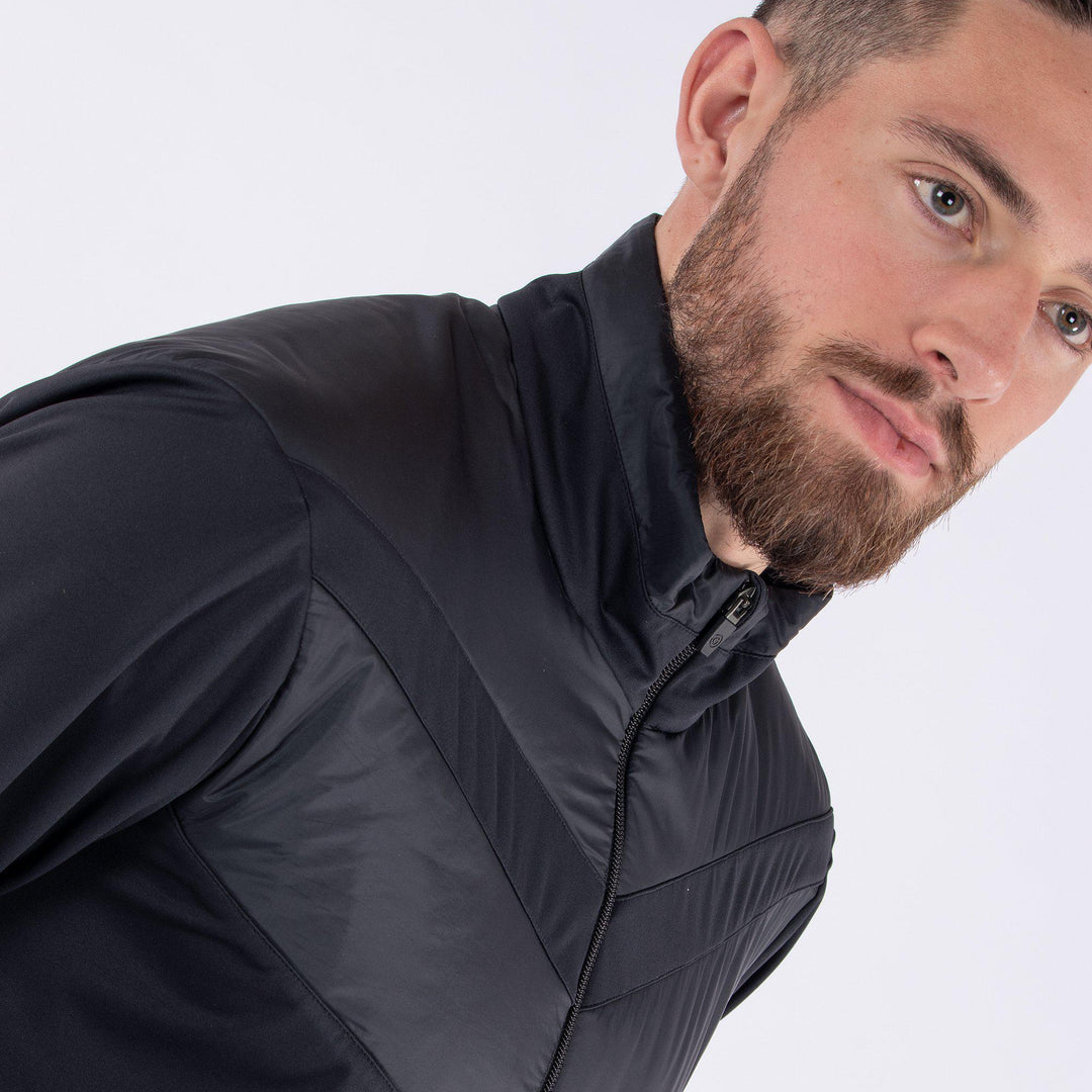 Liam is a Windproof and water repellent golf jacket for Men in the color Black(2)