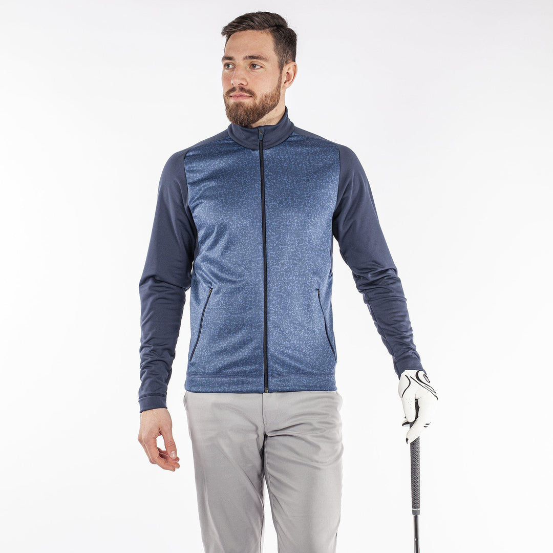 Dane is a Insulating golf mid layer for Men in the color Blue Bell(1)