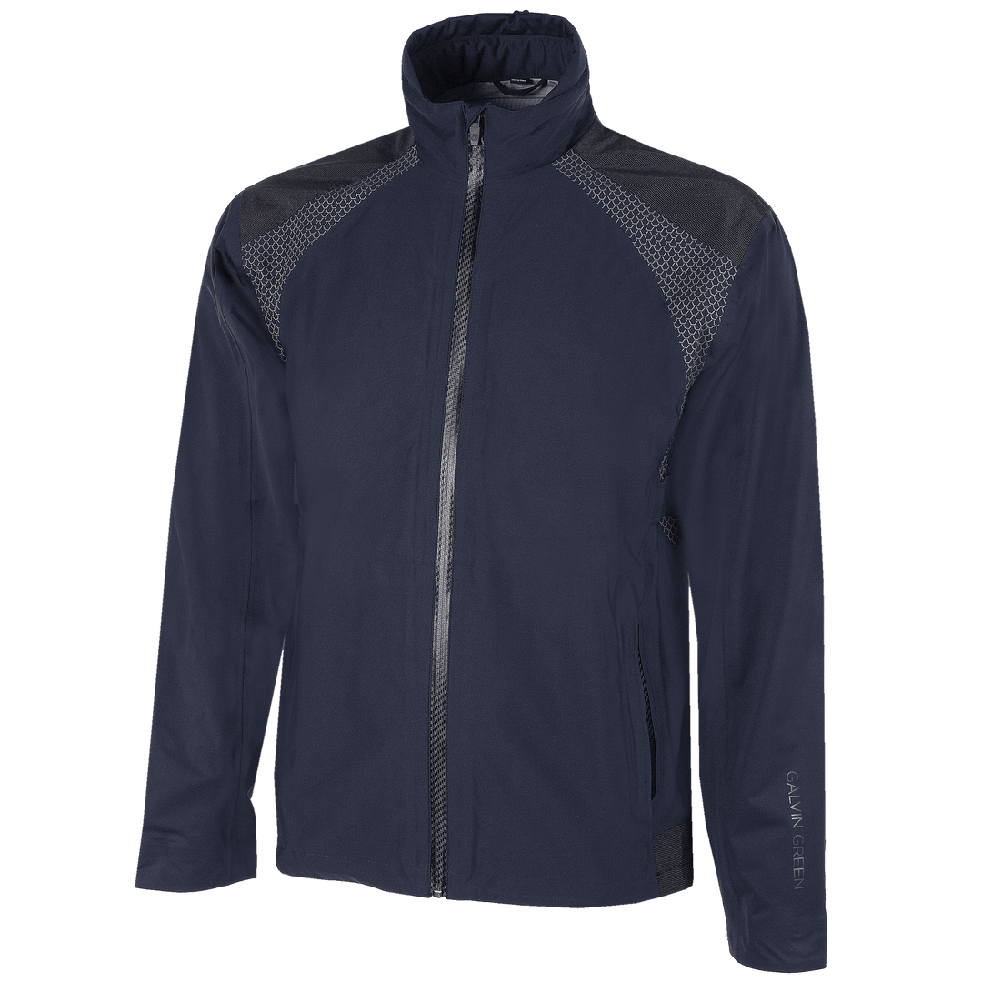 Action is a Waterproof golf jacket for Men in the color Navy(0)